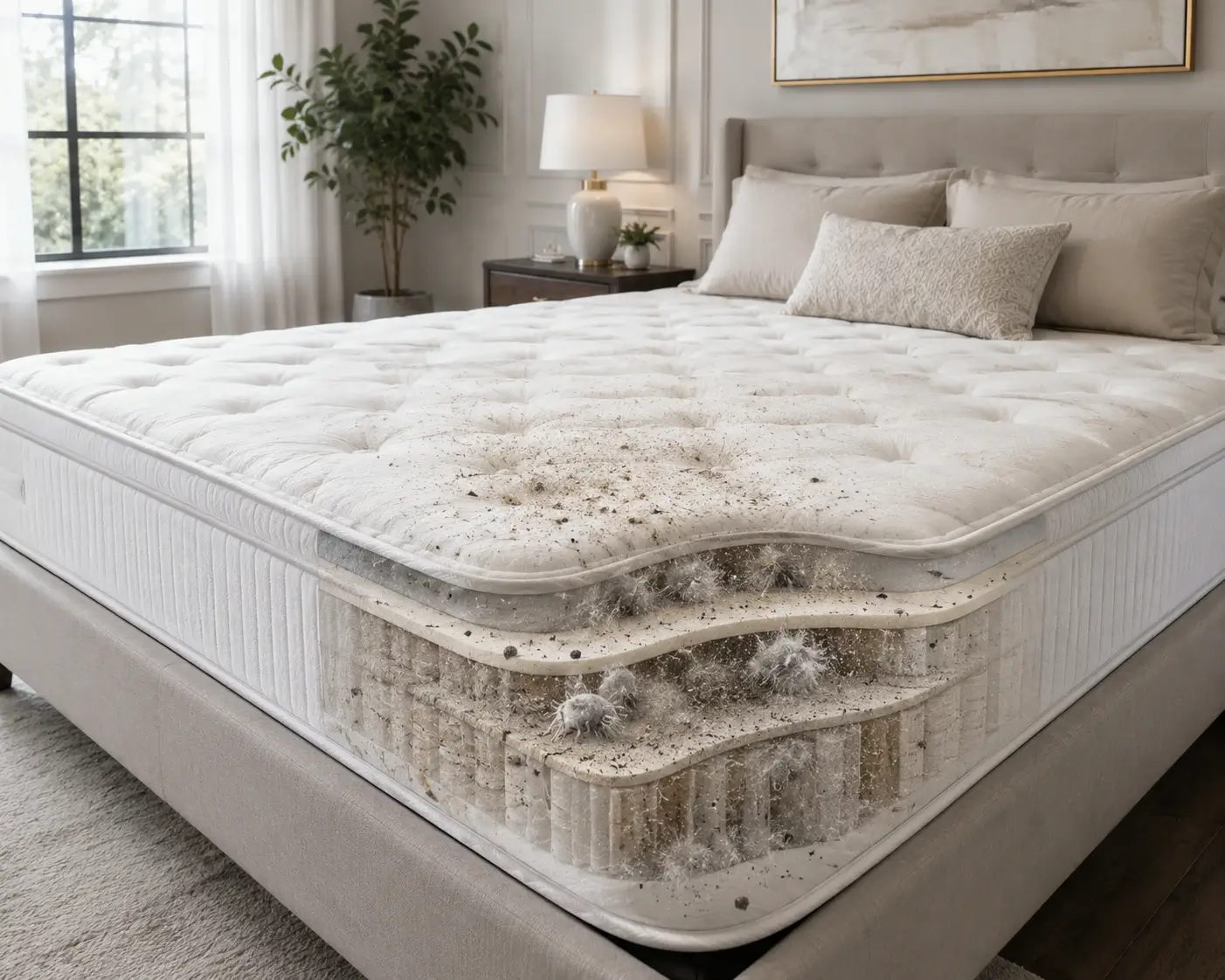 A Mattress Can Hold More Buildup Than Most People Realize