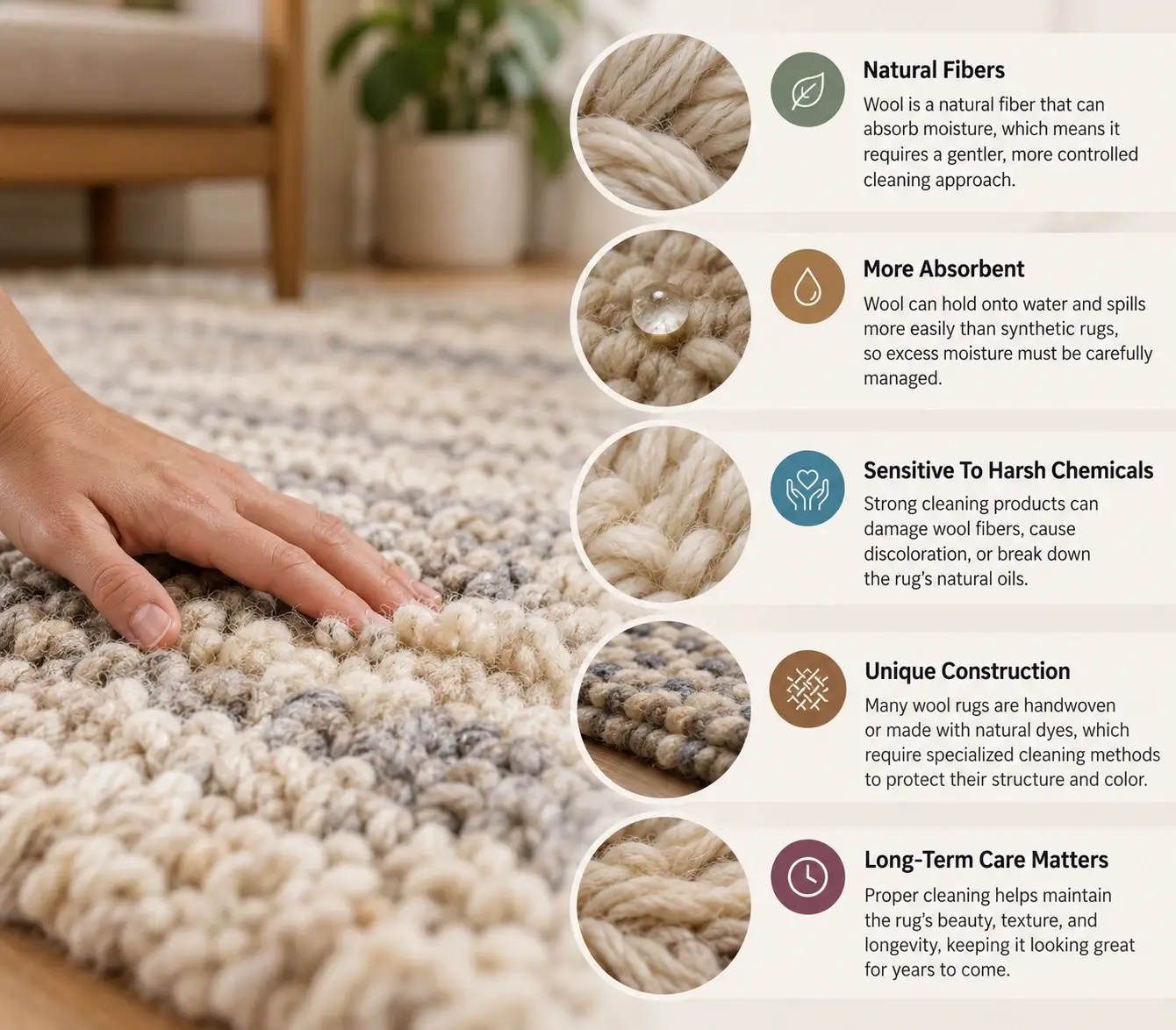 What Makes Wool Rugs Different To Clean